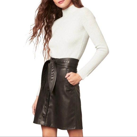 BB Dakota by Steve Madden It'S Casual Jersey Miniskirt - Black - Size 2 - Picture 5 of 5